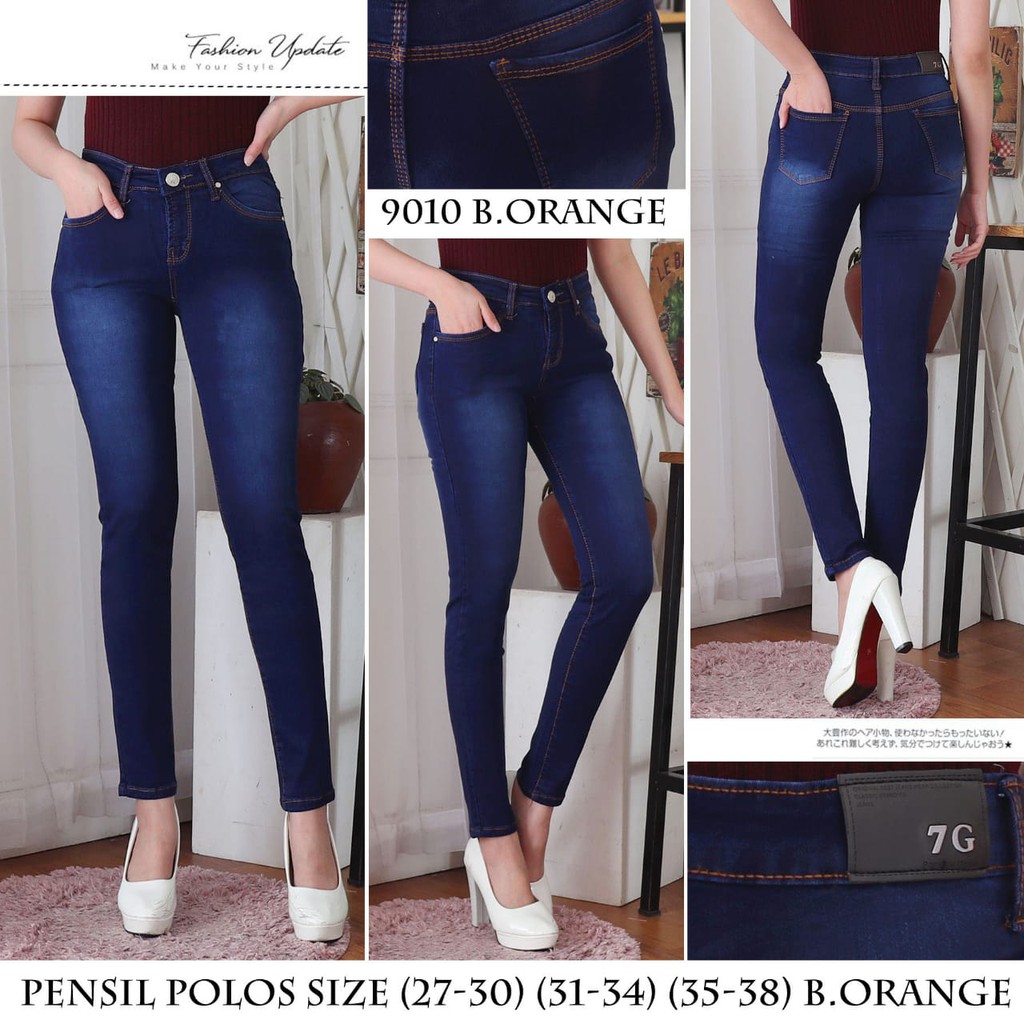 7C-G CELANA JEANS PREMIUM PENSIL /SKINNY JEANS /STREACH JEANS /6 VARIANT COLOUR /27 - 34