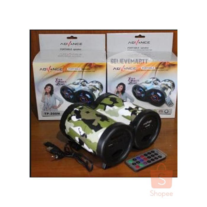 TEROPONG TPO2G1065 SPEAKER ADVANCE PORTABLE MUSIC BOX MP3 MUSIK ARMY REMOT