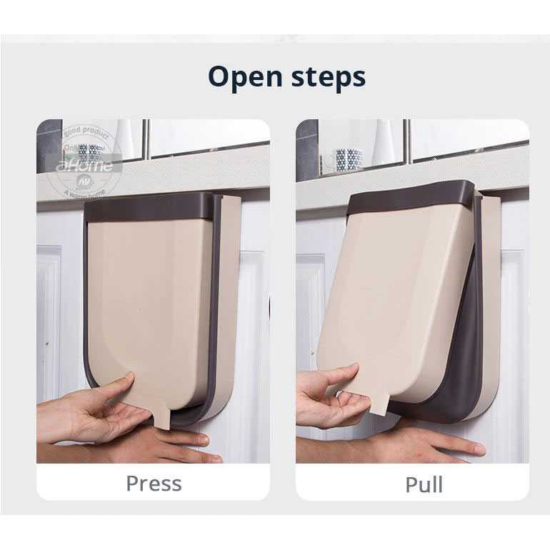 Tempat Sampah Lipat Mobil Dapur Foldable Bin Trash 6L accesoris mobil burnhilda