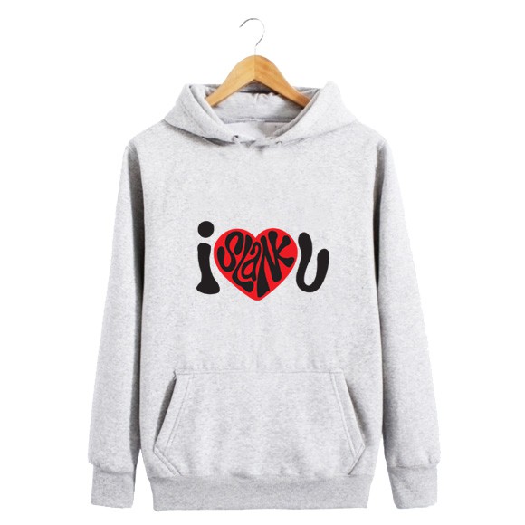 SWEATER HOODIE SLANK I LOVE U JUMPER 2 VARIAN WARNA