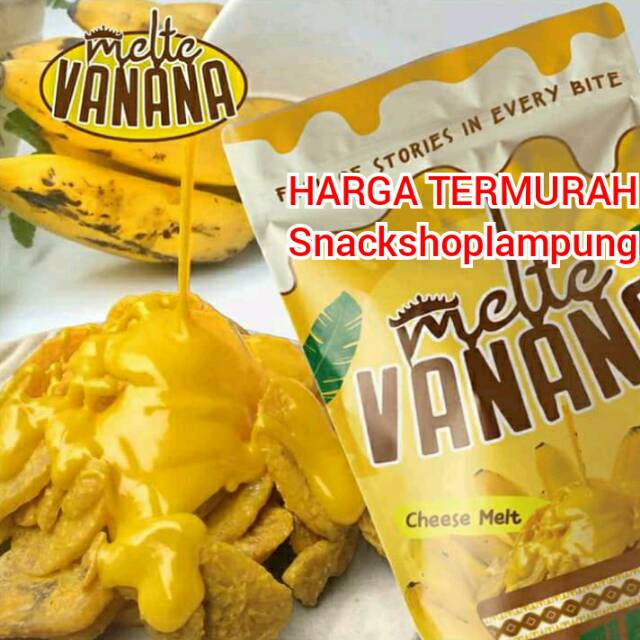 TERMURAH Keripik Pisang Melte Vanana best seller lampung 120gr