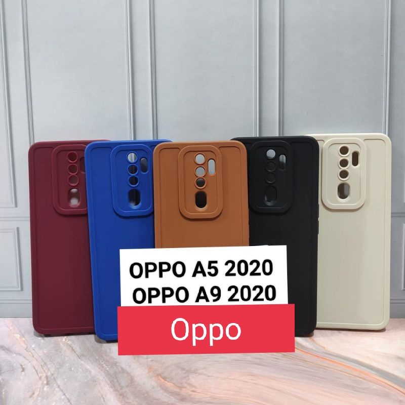 Soft case/slikon/kondom terbaru macaron pro camera/kamera type Hp Oppo A9 2020/A5 2020