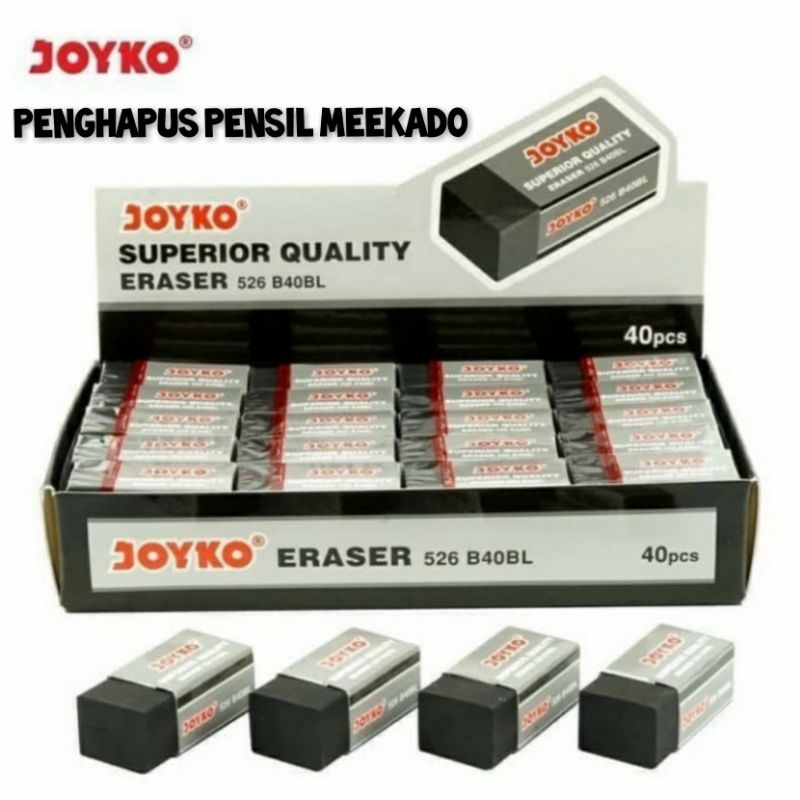 

Penghapus pensil Eraser Joyko (Black) / Pcs Meekado