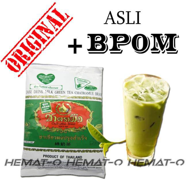 

YXFY CHATRAMUE NUMBER ONE THAI GREEN TEA 200 GR (ORIGINAL + BPOM) - THAI GREEN LMP8