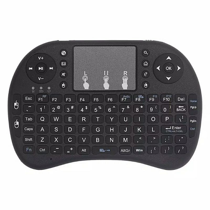 Keyboard Air dan Mouse model i8 Mini Keypad Wireless Touchpad multi fungsi praktis android box dll