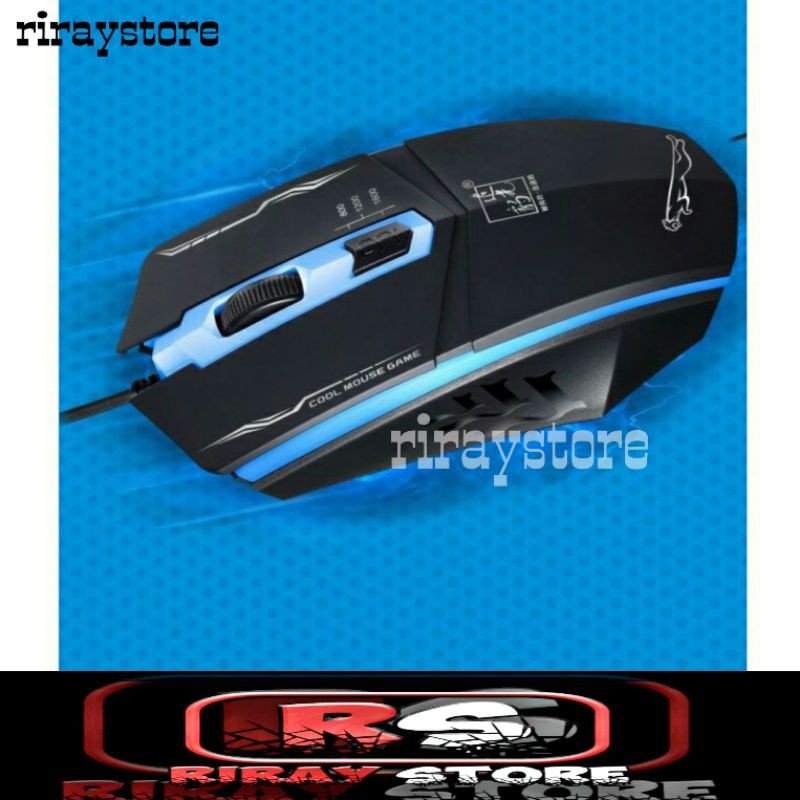 MOUSE GAMING USB LED / MOUSE CABLE MURAH