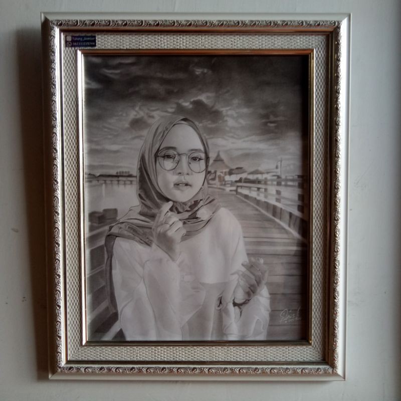 

Jasa Lukis Wajah (HANDMADE) 99% Mirip Foto