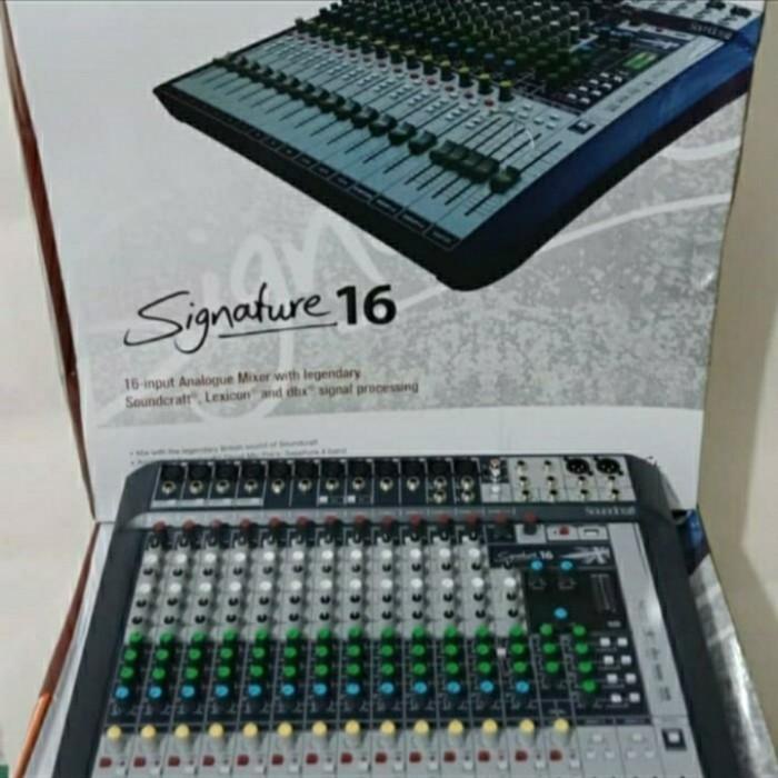 Mixer Audio Soundcraft Signature 16 Original 12