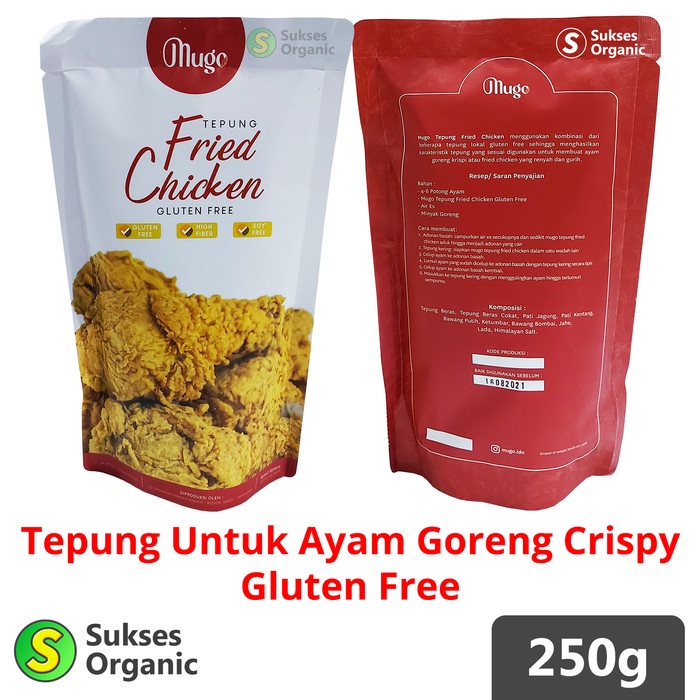 

Ds501D0 Tepung Bumbu Ayam Goreng Fried Chicken Gluten Free | 250Gr | Mugo Gr0B1