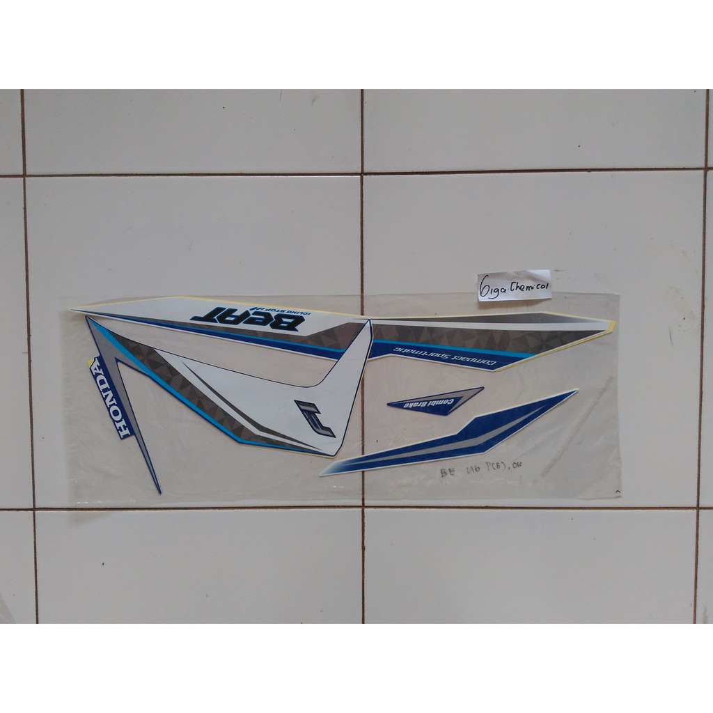 striping sticker beat esp iss 2016 2017 biru putih ori