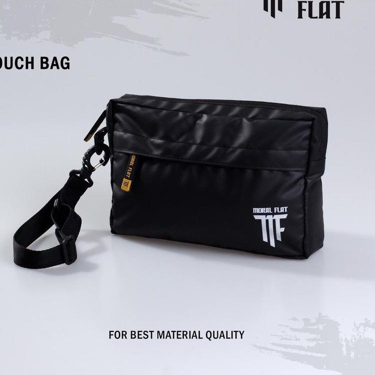 Ready Stok Moral Flat-Handbag Tas Tangan-Waterproof-Anti Air-Hitam terbaru