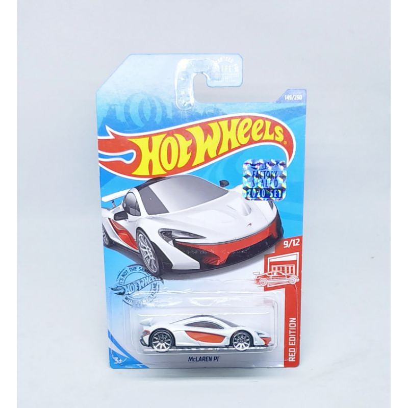 Hot Wheels McLaren P1 Red Edition US Card Factory Sealed 2020
