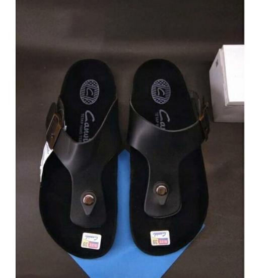 Sandal jepit Pria / Sandal kulit Casual / Sendal Santai Pria dewasa Kualitas Terbaik CNVL  / CARVIL 