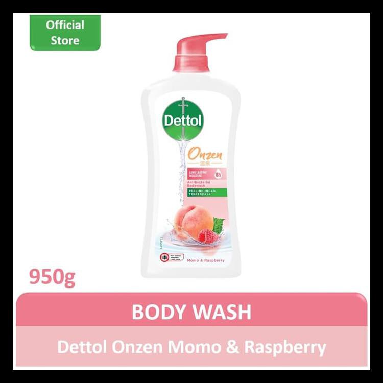 Cod Aktif]] Dettol Onzen Momo & Raspberry 950G Sabun Mandi Cair Body Wash Diskon Kode 464