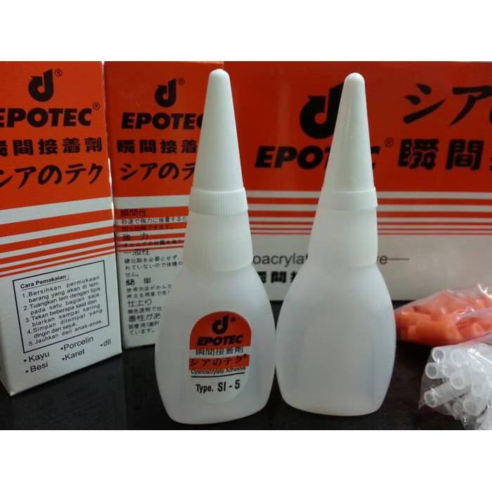 

Original Lem Korea EPOTEC Epotek Evotec Besi Plastik POWERGLUE Kuat Best Seller