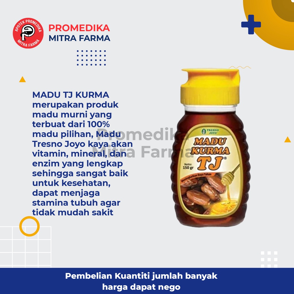 

Madu TJ Kurma / Botol / Meningkatkan Daya Tahan Tubuh