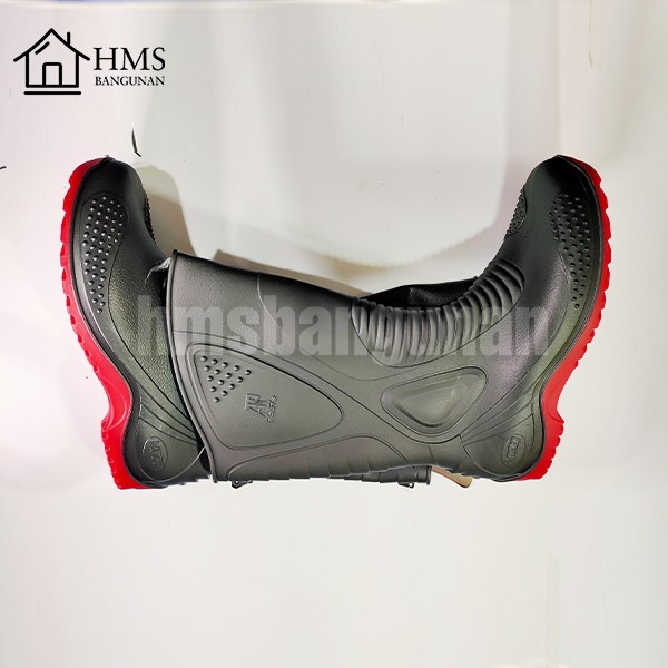 SEPATU BOT HITAM AP MOTO