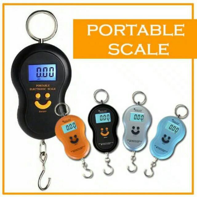 Timbangan Digital Gantung Portable Electronic Scale Smile Max 50 kg