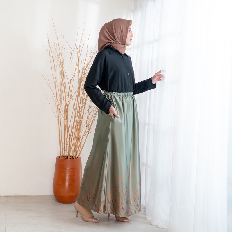Weeds Skirt | Rok Dior Premium Glosy Sutera Satin