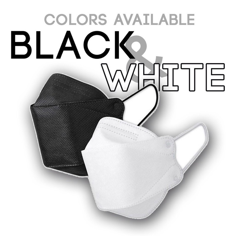 Masker KF94 4ply EVO Plusmed Convex 4D Import Korea Black Hitam White Putih Impor Murah Medis SNI