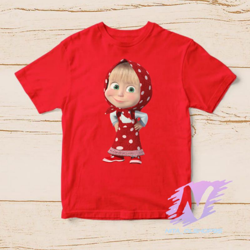 kaos anak marsa kaos anak Masha series