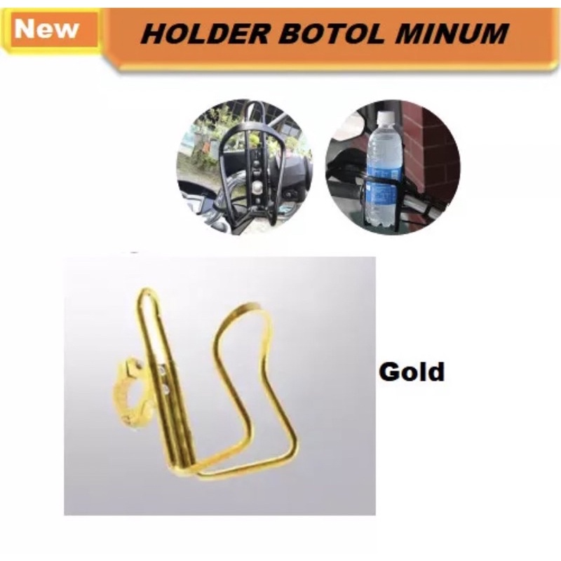 Holder Botol Air Minum Sepeda atau Motor Lengkap Bracket Dudukan Holder