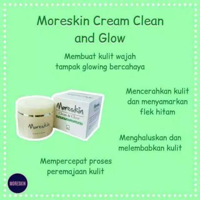 moreskin clean glow [moreskin clean and glow nasa]