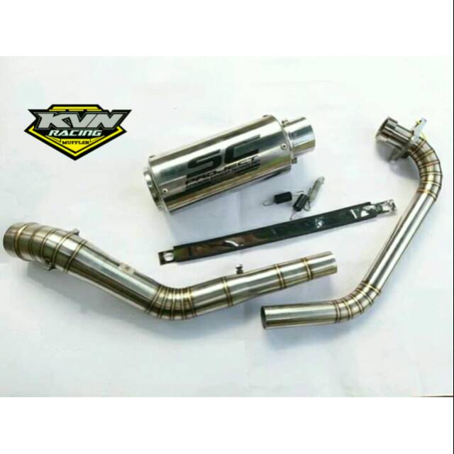 Knalpot racing Sc project ninja RR mono 250cc