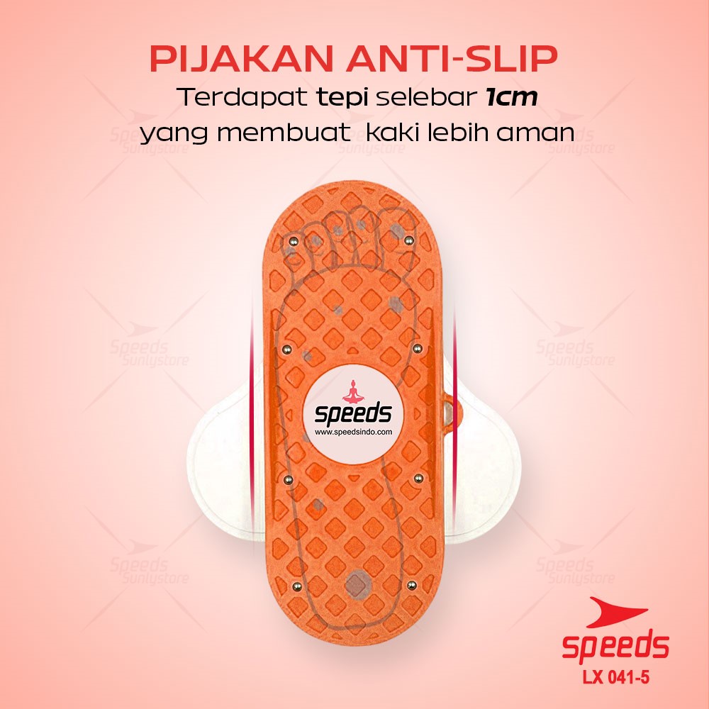 SPEEDS Waist Twisting Kaki Olahraga Rumah Portabel Fitness Pelangsing Perut Paha Pinggul Waist Twisting Terpisah 041-5-6