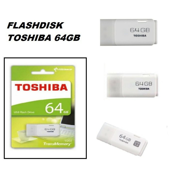 Flashdisk Toshiba 64GB/ Flash Disk /Flash Drive Toshiba 64 GB MURAH PROMO