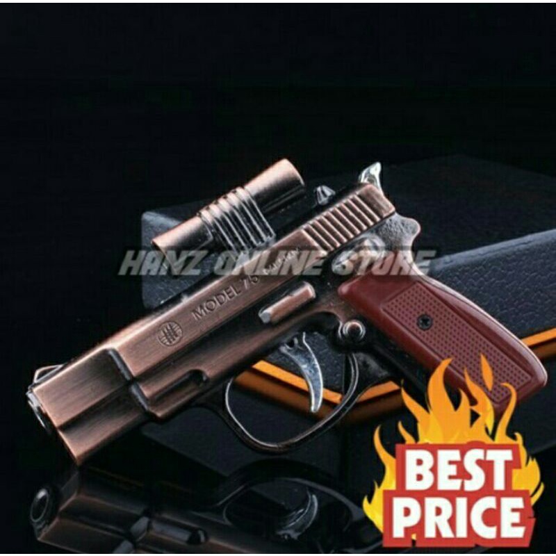 Cod Korek Api Bara gas Pistol Laser Model M75