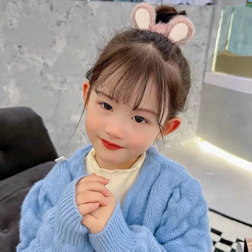 Scrunchie Rambut Wanita Kelinci Lucu