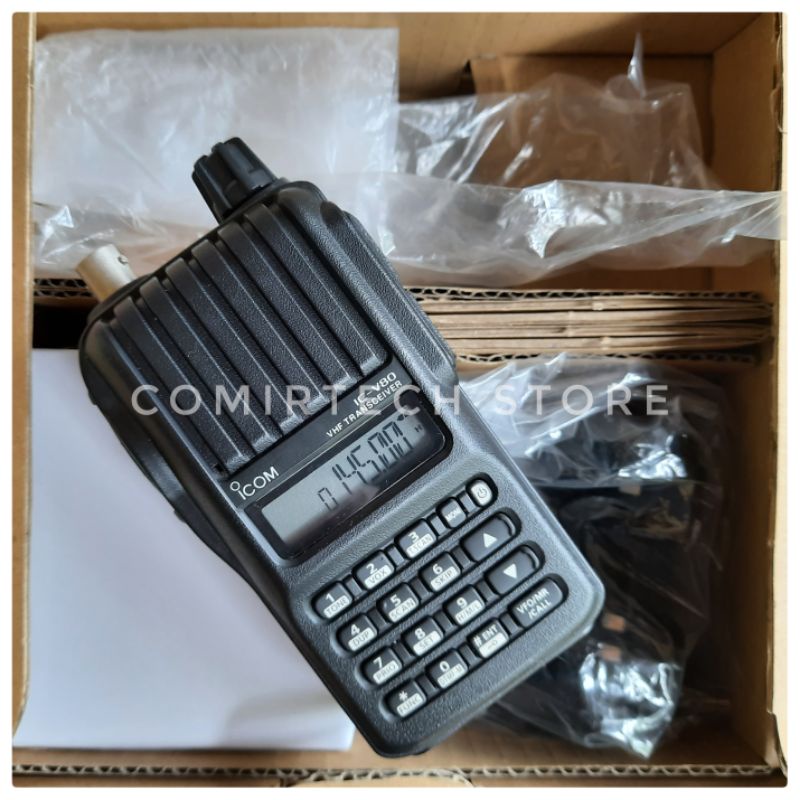 HT Icom V80 Original Jepang IC-V80 Japan Bekas Seken Second Mulus Seperti Baru