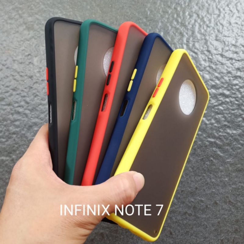 Case infinix Zero 8 . Note 7 my choice soft softcase softshell silikon cover