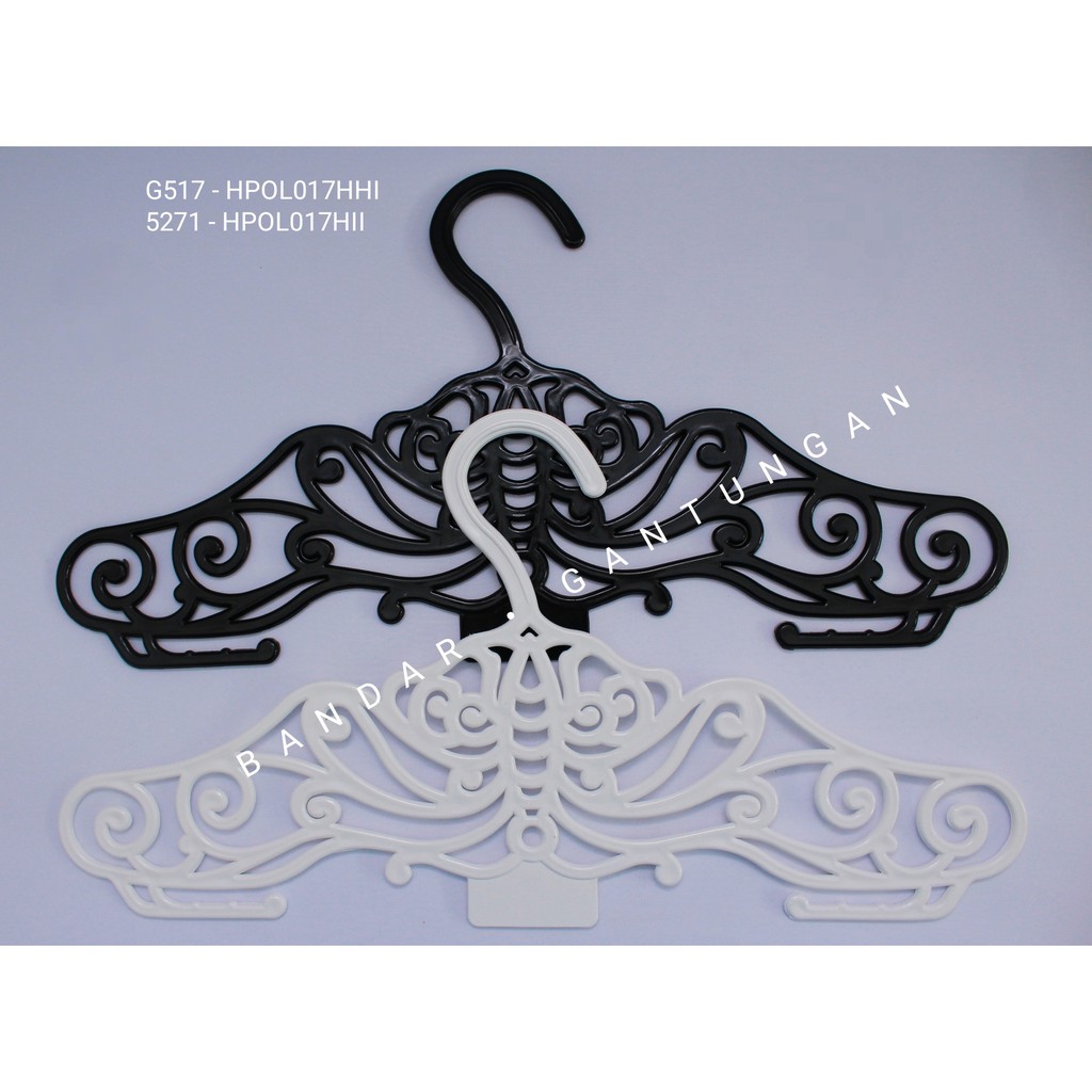 Hanger Plastik kupu kupu Batik Display Gantungan Korean Cantik Hanger Plastik Murah Toko Butik(BH)