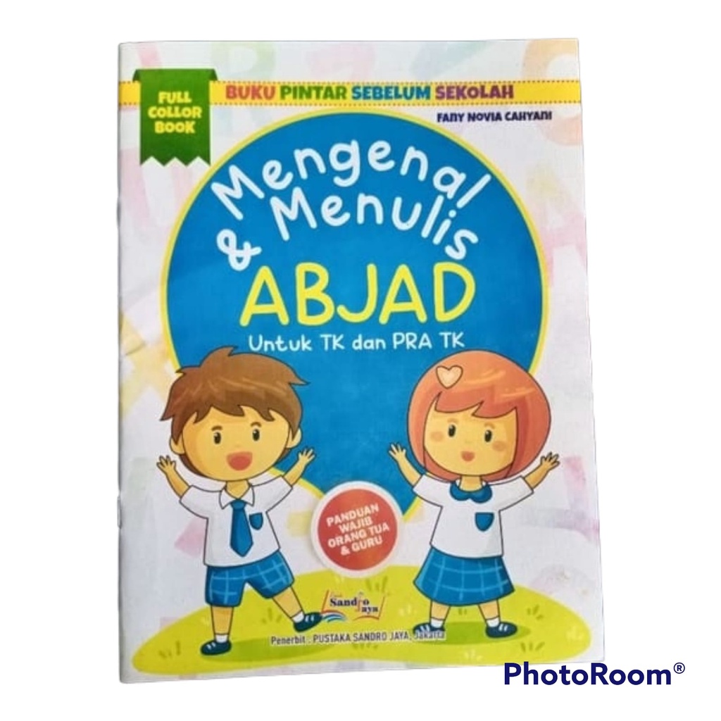 Buku Anak Mengenal Dan Menulis Abjad Angka Untuk TK / Pra TK (SDO)