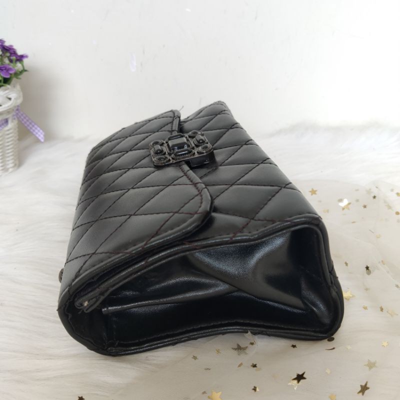 ready cod tali rantai tebal tas selempang murah handbag cewek import terbaru kulit lagi laku