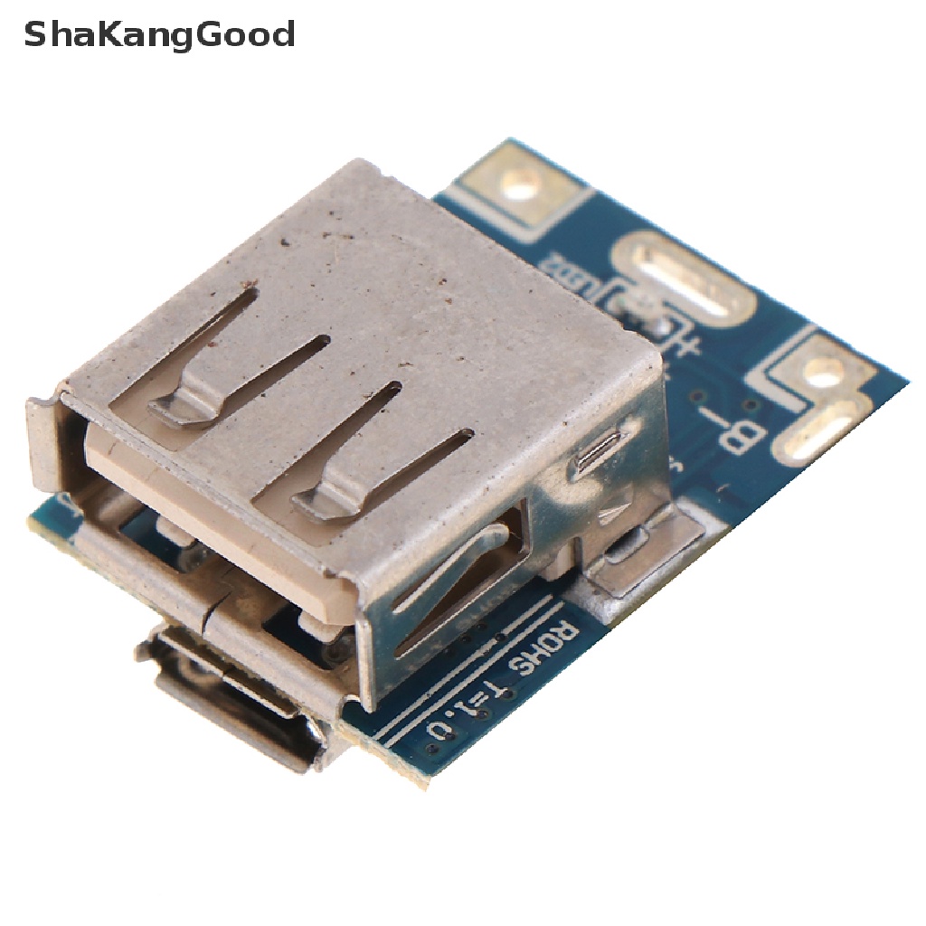 Skid 1pc Papan Modul Power Bank Micro USB 5V Untuk Charger Baterai Lithium Li-ion 18650 DIY