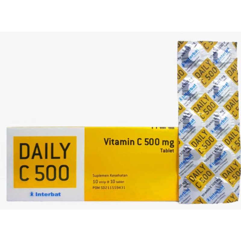 Daily C 500 mg /Vitamin C 500 mg Box