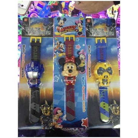 Jam Tangan Anak-Anak Character Multifunction Rubber Digital