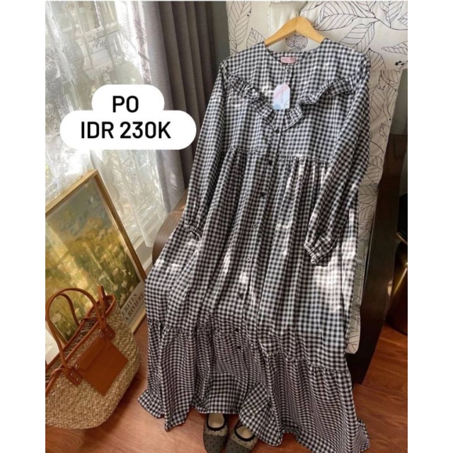 Hayya Gingham Black by Haidee orlin