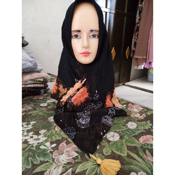 Kerudung Plisket Osaka Kerudung Plisket Motif