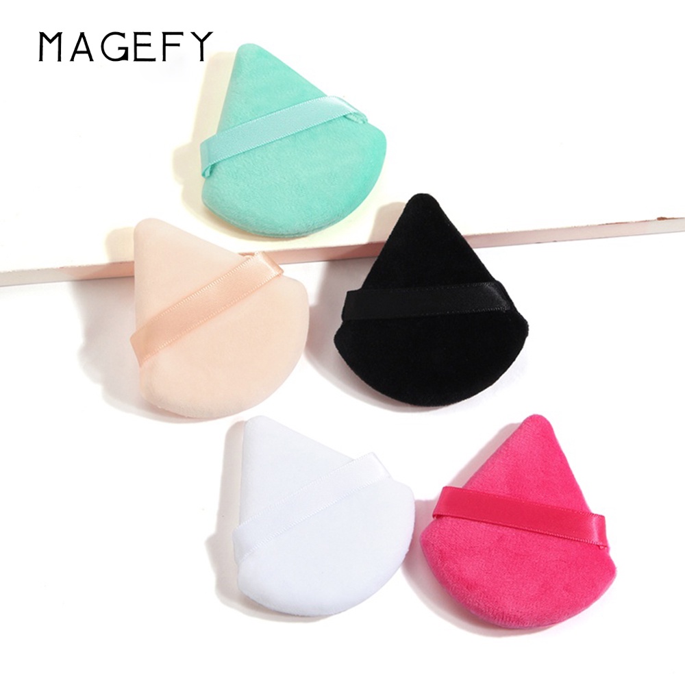 MAGEFY Set 5 Makeup Sponge Gelembung Berbentuk Segitiga Untuk Wajah Wanita 51028