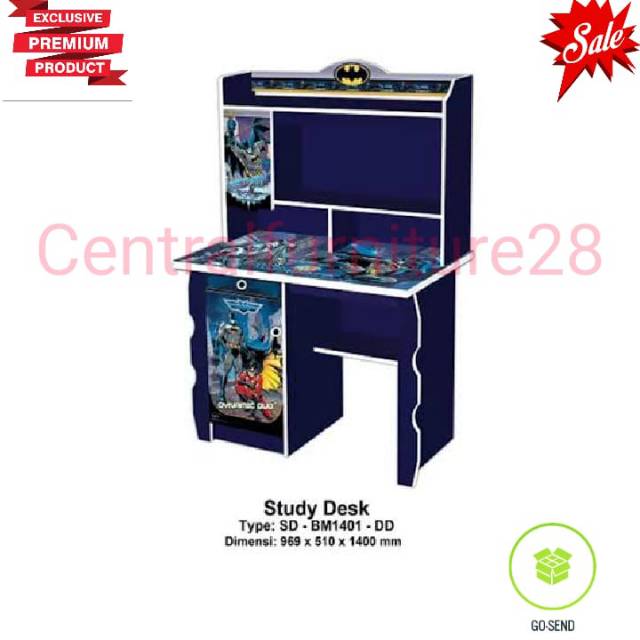 MEJA BELAJAR ANAK KARAKTER KEA PANEL