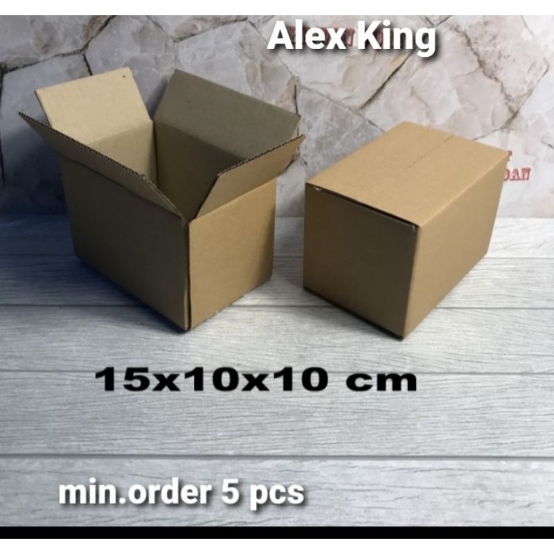 

Kardus / box / uk 15x10x10 cm / karton packing polos baru ST