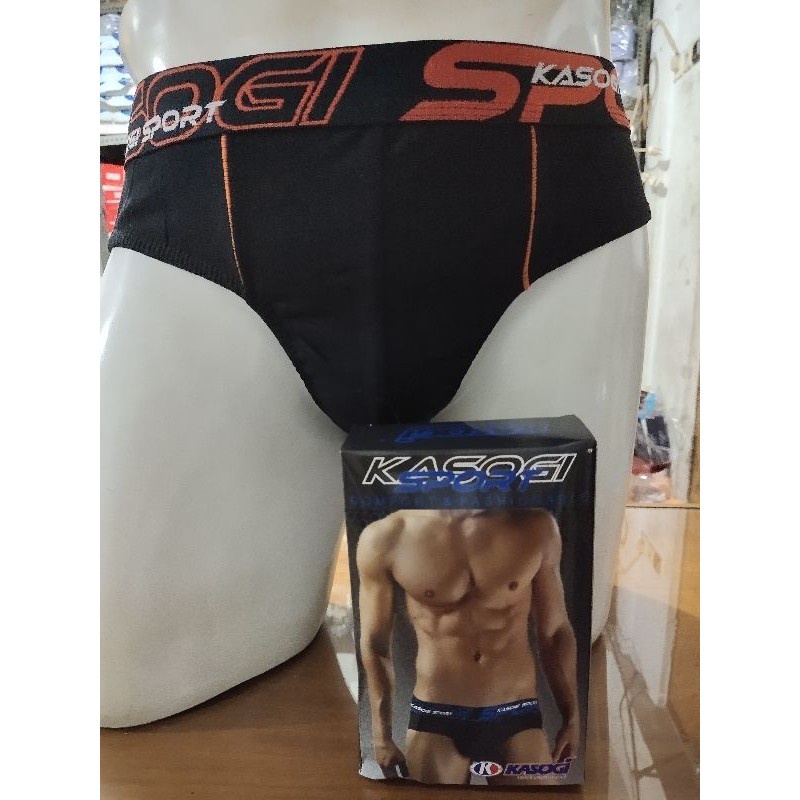 3 Pcs Kasogi Sport Karet Boxer | Celana Dalam Pria Dewasa CD Laki Laki Pakaian Underwear | Open