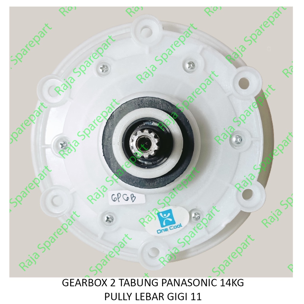 Gearbox Mesin Cuci 2 Tabung Panasonic 14kg Pully Lebar Gigi 11 GB29