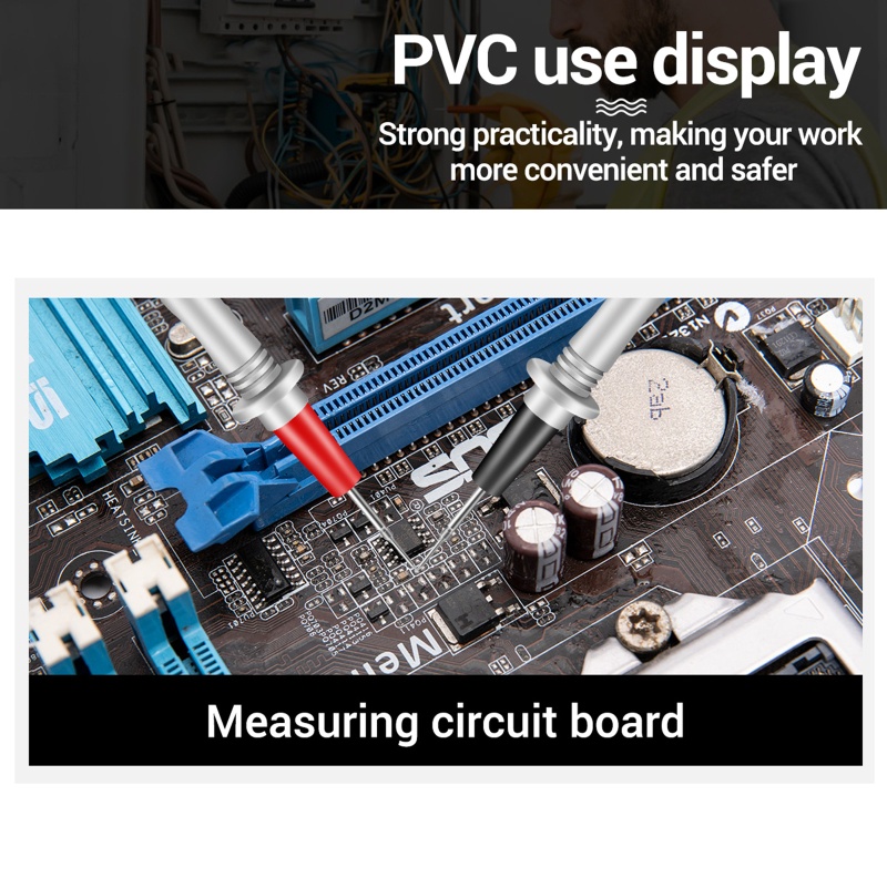 Btsg Multimeter Digital Probe Electronic Test Leads Pin Multi Meter Tester Lead Probe