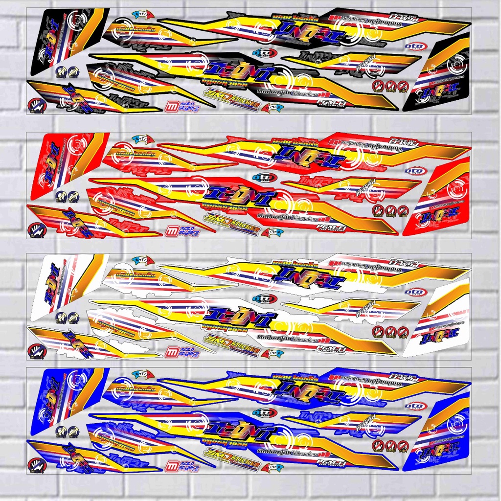 STRIPING VARIASI HONDA BEAT FI THAILOK STICKER