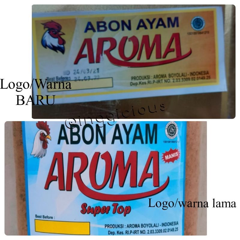 Abon Ayam Aroma HALAL Abon Ayam Boyolali - Abon Ayam Super - Chicken Floss HALAL
